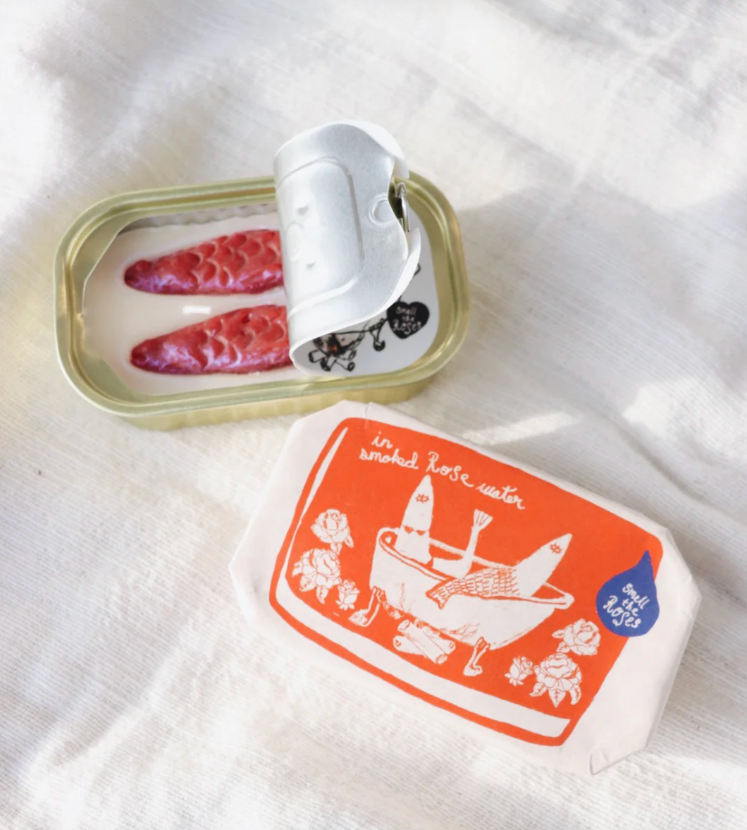 Tinned Fish Candle | Smoked Rose Water