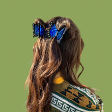 Load image into Gallery viewer, Blue Morpho Hair Claw
