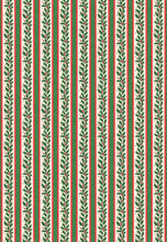Load image into Gallery viewer, Holly Stripe Wrapping Paper
