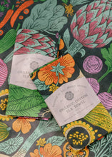 Load image into Gallery viewer, Organic Cotton Tea Towel | Midnight Veggie
