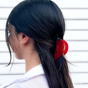 Chili Pepper Hair Claw Clip