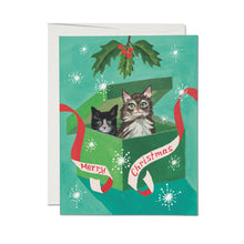 Load image into Gallery viewer, Meowy Christmas Card
