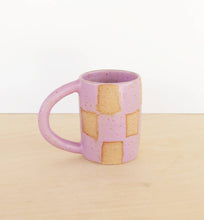 Load image into Gallery viewer, Checkerboard Ceramic Mug | Lime
