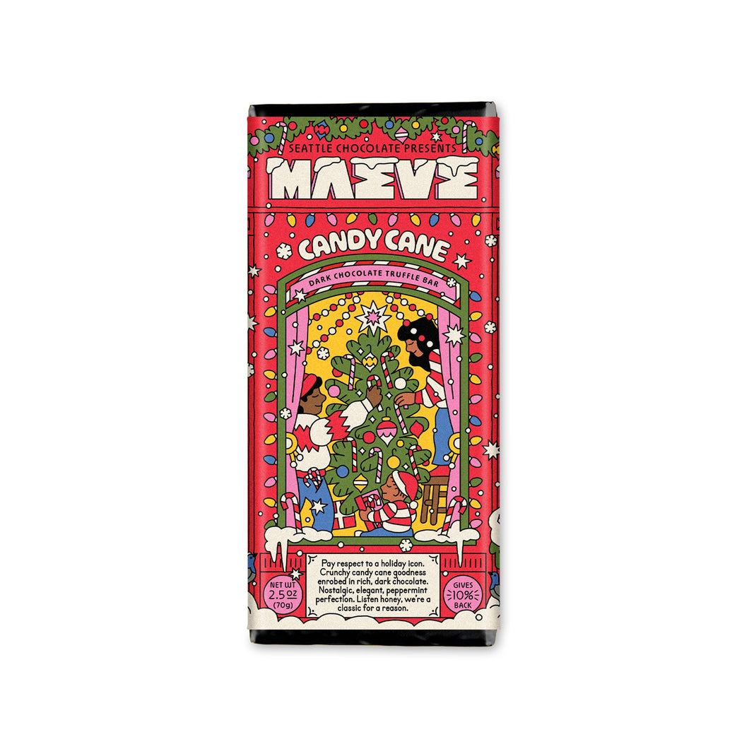 Holiday Candy Cane Truffle Bar