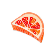 Load image into Gallery viewer, Mini Grapefruit Slice Hair Claw
