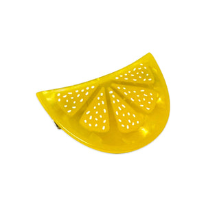 Lemon Slice Alligator Hair Clip