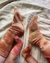 Load image into Gallery viewer, Hand Dyed Bamboo Baby Socks | Wildflower
