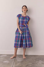 Load image into Gallery viewer, Harper Pleated Plaid Midi Dress
