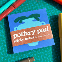 Load image into Gallery viewer, Pottery Sticky Note Pad
