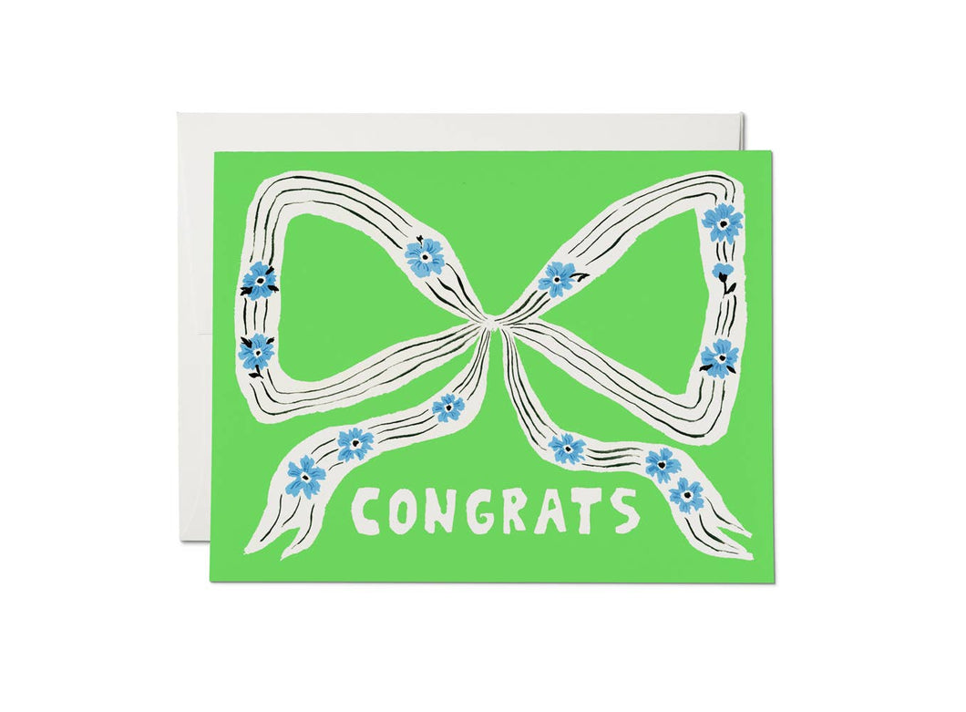 Perfect Bow Congratulations Greeting Card