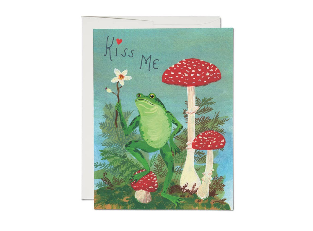 Kiss Me Greeting Card