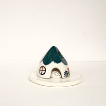 Load image into Gallery viewer, Ceramic Gnome House Cone Incense Burner
