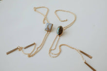 Load image into Gallery viewer, Gold Bolo Tie Necklace
