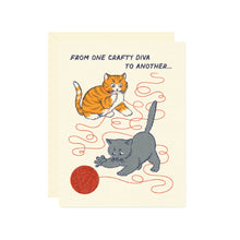 Load image into Gallery viewer, Crafty Cats Card
