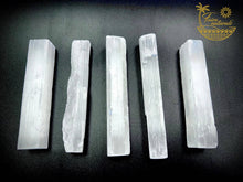 Load image into Gallery viewer, Selenite Crystal Wands (4 inch)  Imported from Morocco
