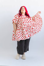 Load image into Gallery viewer, Strawberry Tiered Mini Dress
