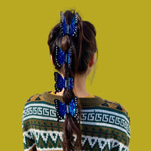 Load image into Gallery viewer, Blue Morpho Hair Claw
