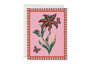 Tiger Lily Thank You Card