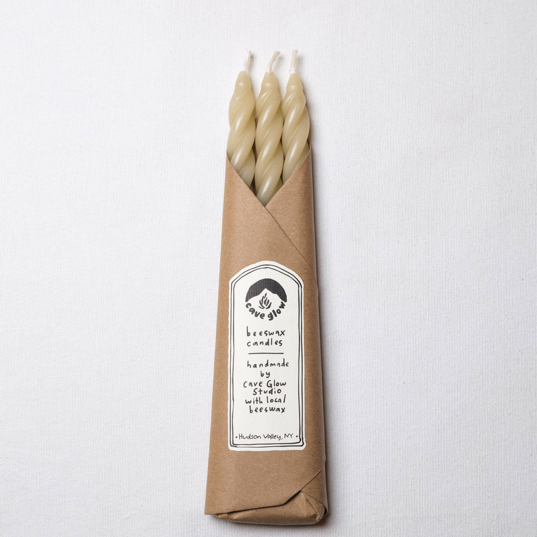 Beeswax Taper Candles | Sand