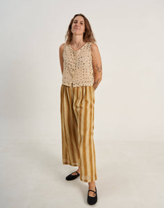 Mustard Zebra Stroll Pants