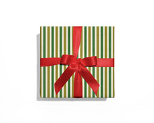 Load image into Gallery viewer, Green Stripe Wrapping Paper
