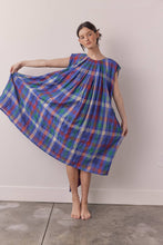 Load image into Gallery viewer, Harper Pleated Plaid Midi Dress
