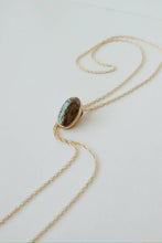 Load image into Gallery viewer, Gold Bolo Tie Necklace
