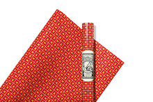 Load image into Gallery viewer, Red Christmas Wrapping Paper Bells
