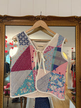Load image into Gallery viewer, Reclaimed Vintage Textile Quilt Vest
