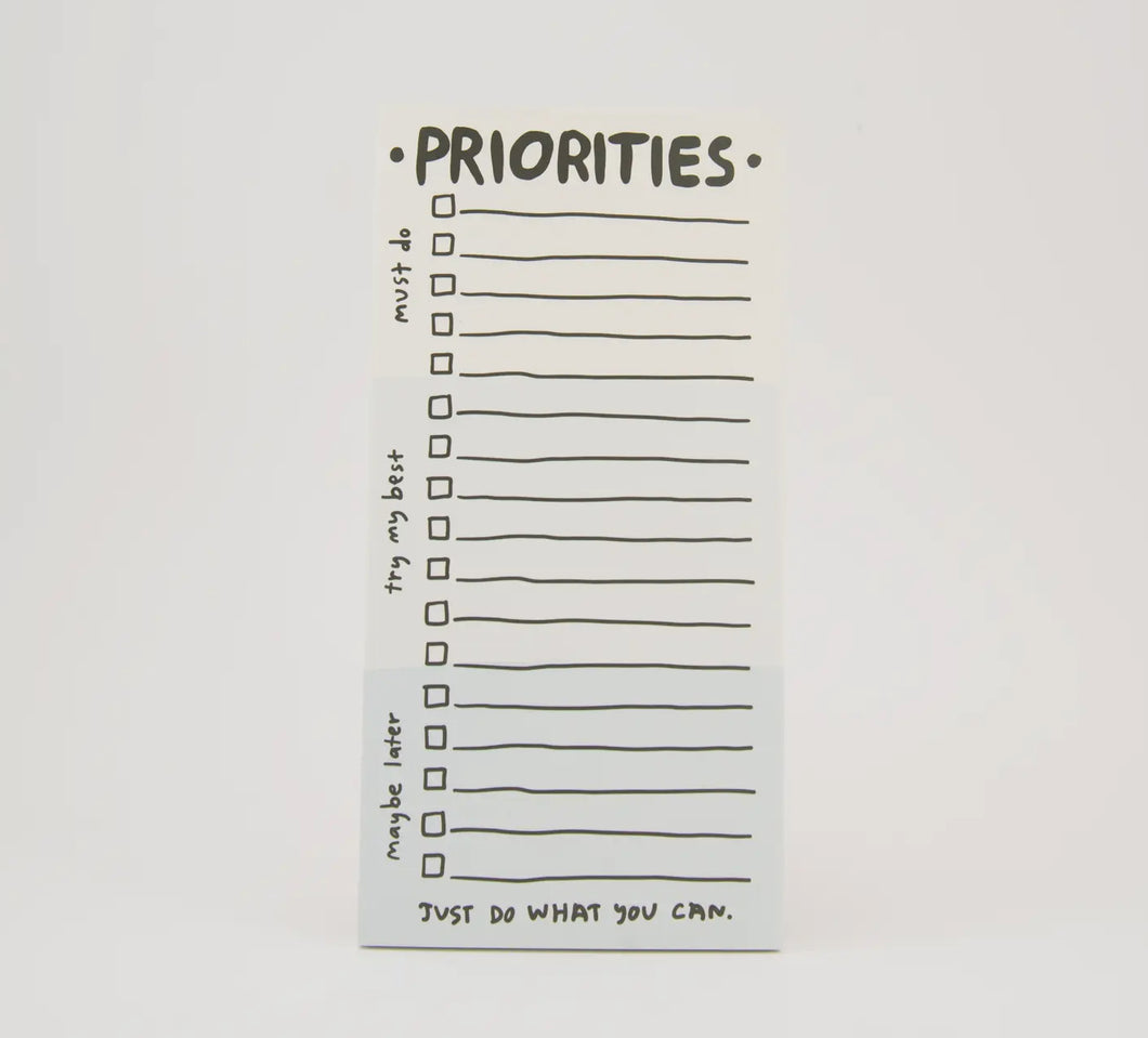 Priorities Notepad