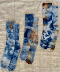 Hand Dyed Bamboo Baby Socks | Dawn
