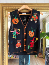 Load image into Gallery viewer, Vintage Halloween Knit Vest
