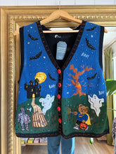 Load image into Gallery viewer, Vintage Halloween Knit Vest
