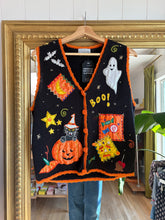 Load image into Gallery viewer, Vintage Halloween Knit Vest
