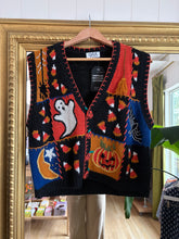 Load image into Gallery viewer, Vintage Halloween Knit Vest
