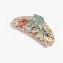 Load image into Gallery viewer, Hesperides Long Claw - Large Orange Flower Hair Clip
