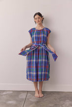 Load image into Gallery viewer, Harper Pleated Plaid Midi Dress
