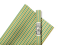 Load image into Gallery viewer, Green Stripe Wrapping Paper
