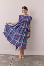 Load image into Gallery viewer, Harper Pleated Plaid Midi Dress
