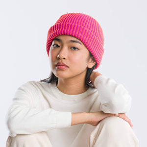 Simple Rib Knit Beanie