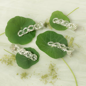 Green Tea Alligator Circle Clip