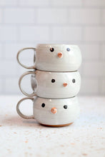 Load image into Gallery viewer, Handmade Snowman Mug
