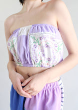 Load image into Gallery viewer, Upcycled Embroidered Bandeau Top
