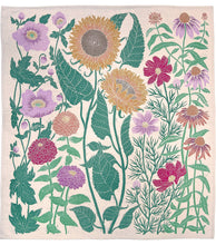 Load image into Gallery viewer, Organic Cotton Tea Towel | Summer Garden
