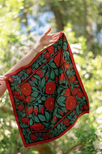 Load image into Gallery viewer, Rose Silk Scarf
