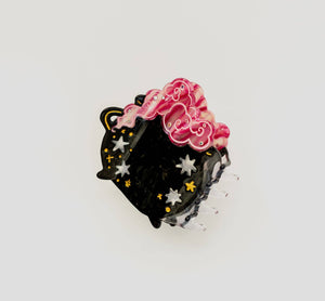 Witchy Cauldron Hair Claw