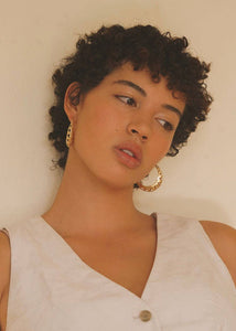 Doon Earrings: Gold Vermeil