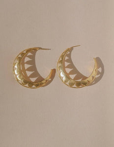 Doon Earrings: Gold Vermeil