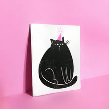 Load image into Gallery viewer, Party Cat Birthday Card
