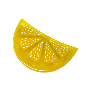 Lemon Slice Alligator Hair Clip